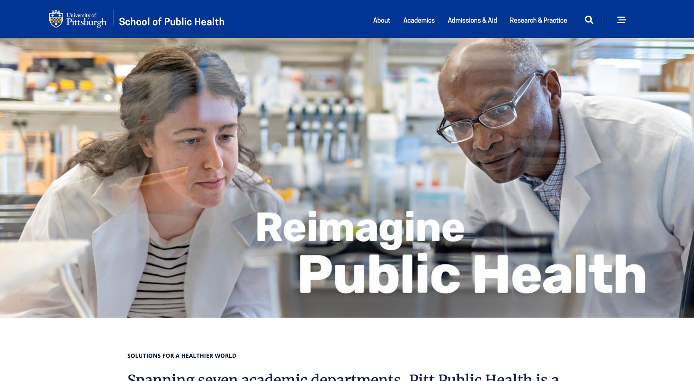 School of Public Health homepage