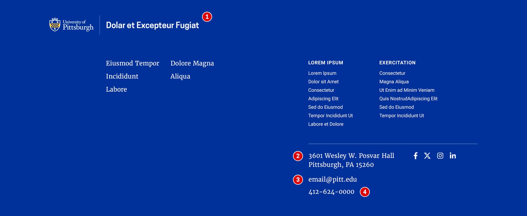 footer example